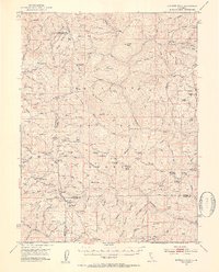 Anthony Peak 1952 topographic map thumbnail