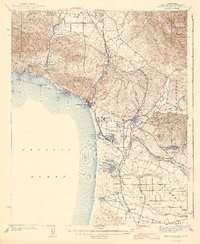 Arroyo Grande 1942 topographic map thumbnail