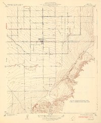 Arvin 1933 topographic map thumbnail