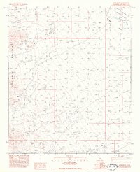 Aztec Mines 1983 topographic map thumbnail