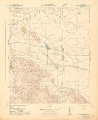 Barrel Spring 1942 topographic map thumbnail