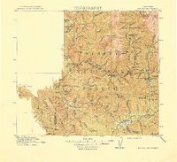 Big Bar and Vicinity 1915 topographic map thumbnail