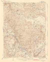 Blairsden 1943 topographic map thumbnail