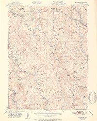 Blocksburg 1951 topographic map thumbnail