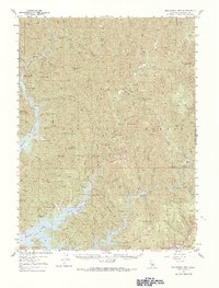 Bollibokka Mtn 1957 topographic map thumbnail