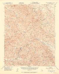 Branch Mountain 1952 topographic map thumbnail