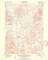 Bray 1950 topographic map thumbnail