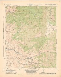 Breckenridge Mountain 1943 topographic map thumbnail