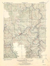 Briceland 1921 topographic map thumbnail