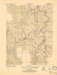 Briceland 1921 topographic map thumbnail