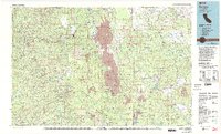 Burney 1976 topographic map thumbnail