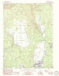 Burney 1990 topographic map thumbnail