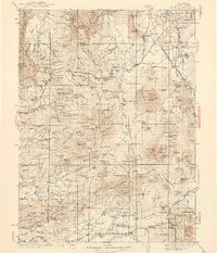 Burney 1939 topographic map thumbnail