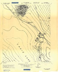 Cadiz Lake 1943 topographic map thumbnail