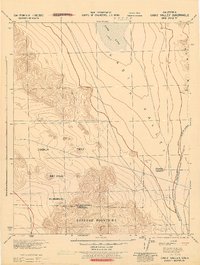 Cadiz Valley 1943 topographic map thumbnail