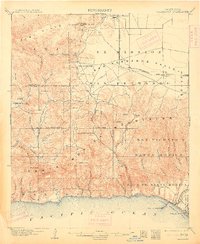 Calabasas 1903 topographic map thumbnail