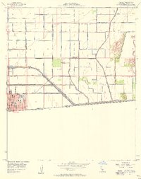 Calexico 1957 topographic map thumbnail