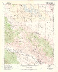 Caliente Mtn 1959 topographic map thumbnail