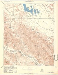 Caliente Mtn 1942 topographic map thumbnail