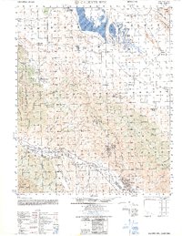 Caliente Mtn 1962 topographic map thumbnail