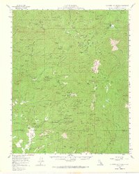 California Hot Springs 1958 topographic map thumbnail