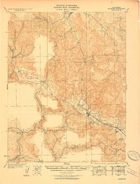 Calistoga 1927 topographic map thumbnail