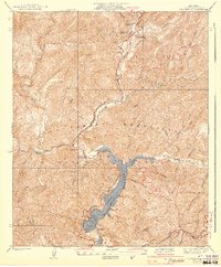 Camp Rincon 1940 topographic map thumbnail