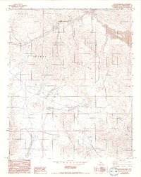 Camp Rock Mine 1993 topographic map thumbnail