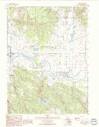 Canby 1990 topographic map thumbnail