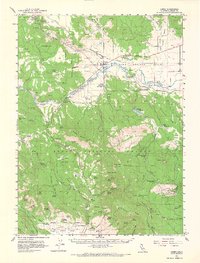 Canby 1961 topographic map thumbnail