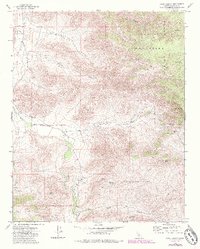 Cane Canyon 1972 topographic map preview