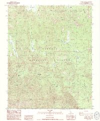 Cannell Peak 1986 topographic map preview