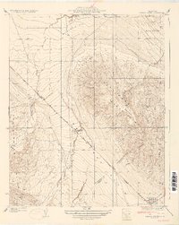 Canoas Creek 1934 topographic map thumbnail