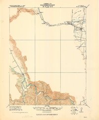 Capay 1924 topographic map preview