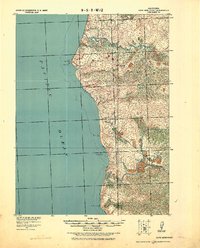 Cape Mendocino 1921 topographic map preview
