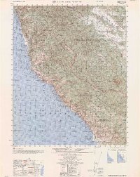 Cape San Martin 1962 topographic map thumbnail