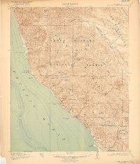 Cape San Martin 1921 topographic map thumbnail