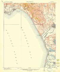Capitola 1914 topographic map thumbnail