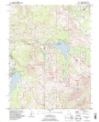 Caples Lake 1992 topographic map thumbnail