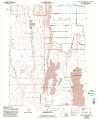 Captain Jacks Stronghold 1993 topographic map thumbnail