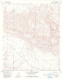 Carrizo Mtn 1957 topographic map thumbnail