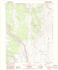 Casa Diablo Mtn 1984 topographic map thumbnail