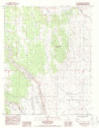 Casa Diablo Mtn 1984 topographic map thumbnail