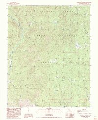 Casa Vieja Meadows 1987 topographic map thumbnail