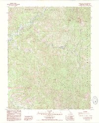 Case Mountain 1987 topographic map thumbnail