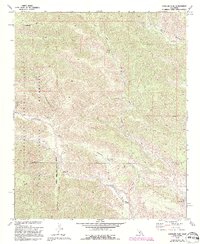 Catclaw Flat 1972 topographic map thumbnail