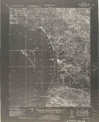 Cayucos 1937 topographic map thumbnail