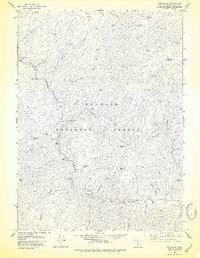 Cecilville 1978 topographic map thumbnail
