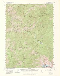 Cecilville 1955 topographic map thumbnail