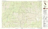 Chanchelulla Peak 1981 topographic map thumbnail
